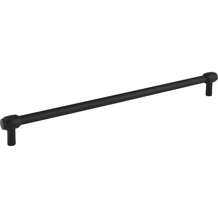 Jeffrey Alexander 305 mm Center-to-Center Matte Black Hayworth Cabinet Bar Pull 885-305MB